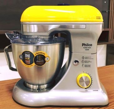 Batedeira Planetária Philco PBP800AM Turbo Inox 800W 110v