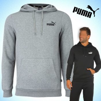 Blusa de Moletom Puma Masculina com Capuz Essentials Small Logo