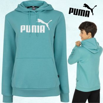 Blusão Puma Feminino com Capuz Essentials Logo Hoodie