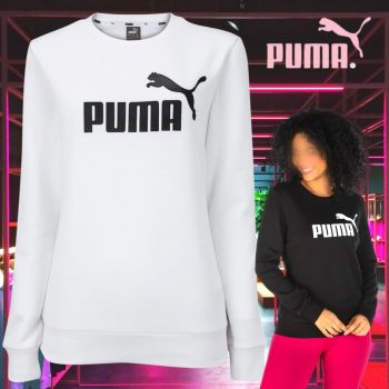 Blusão Puma Feminino Essentials Logo Crew FL