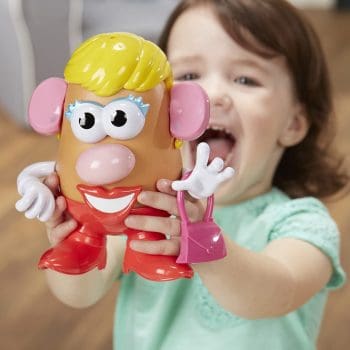 Brinquedo Pré Escolar Mr Potato Head Mrs Potato Head Hasbro Marrom