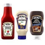 Burguer Kit Heinz Ketchup Tradicional 1kg + Maionese 390g + Barbecue 397g