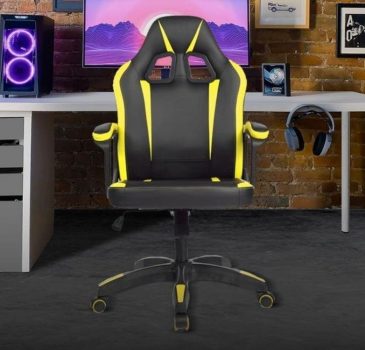 Cadeira Gamer Prizi Runner - Amarela