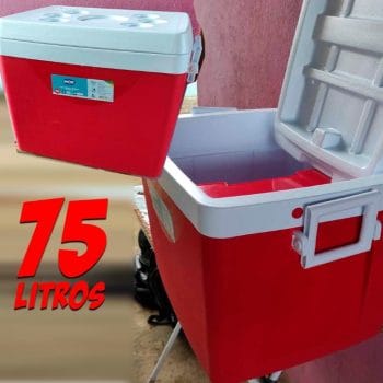 Caixa Térmica 75 Litros Mor Vermelha