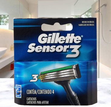 Carga Gillette Sensor3 com 4 Unidades