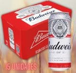 Cerveja Budweiser Lata 310ml - 15 unidades