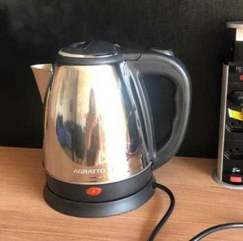 Chaleira Elétrica Agratto 1,8L Inox
