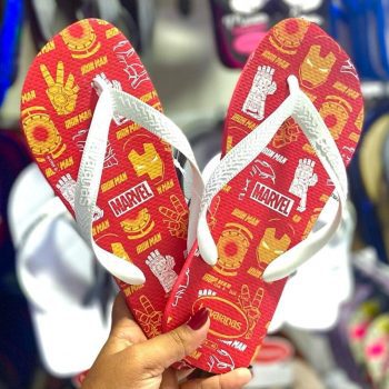 Chinelo Top Marvel Logomania, Havaianas, Criança Unissex