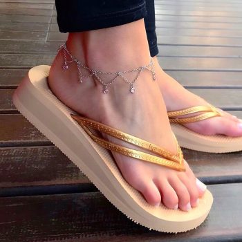 Chinelo Wedges, Havaianas, Feminino