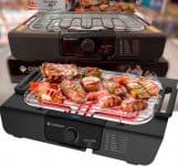 Churrasqueira Elétrica Grill Menu Cadence Preta GRL810 127V