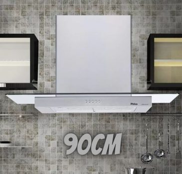 Coifa de Parede Philco 90cm 6 Bocas - 3 Velocidades PCO90I Flat