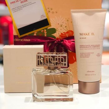 Combo Make B. Rosé: Eau de Parfum 75ml + Creme Aveludado 200g