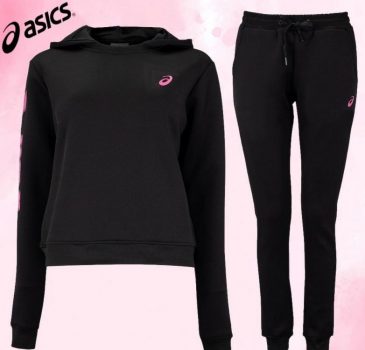 Conjunto de Agasalho ASICS com Capuz - Feminino