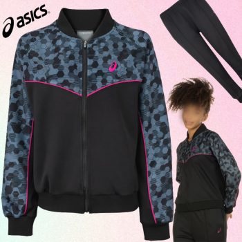 Conjunto de Agasalho Asics Pala Estampada- Feminino