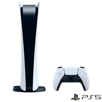 Console PlayStation 5 Edição Digital 825GB SSD Preto/Branco