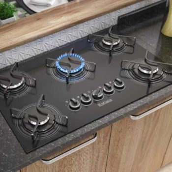 Cooktop 5 Bocas Itatiaia 3700000018 A Gas Eletrico Acendimento Automatico