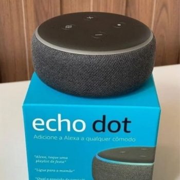 Echo Dot (3ª Geração) com Alexa, Amazon Smart Speaker Preto