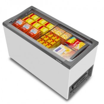 Expositor Horizontal 1 Porta Metalfrio 388L Branco NF40