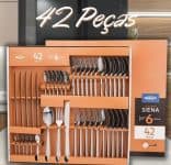 Faqueiro Siena, 42 Peças, Aço Inox, Brinox