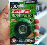 Fita Dupla Face, Fixa Pro Massa Acrilica, 12mmX2mts, Adelbras