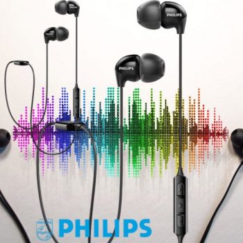 Fone De Ouvido Philips Bluetooth SHB3595BK/10, In-Ear com Microfone - Preto