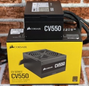 Fonte Corsair CV550, 550W, 80 Plus Bronze - CP-9020210-BR