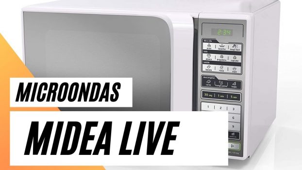 Forno microondas 30lt midea liva branco espelhado 127v mod. mtae41/ mtfe41