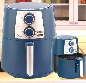 Fritadeira Elétrica Sem Óleo Midea FRC31 3,5 Litros Azul - 220v