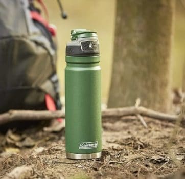 Garrafa de água de aço inoxidável isolada a vácuo Coleman FreeFlow AUTOSEAL, 60 ml