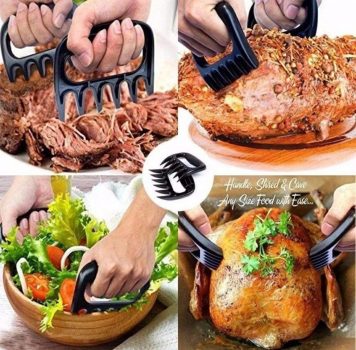 Garras de Urso Para Churrasco Grill 2 Peças 11cm Preto - YP1910 - Yangzi