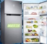 Geladeira Inverter Frost Free Samsung Duplex RT6000K economiza até 50% de energia RT53K6240S8 528L Inox Look