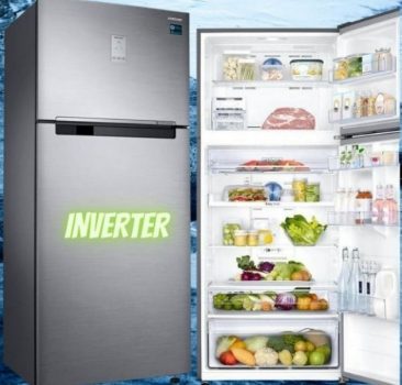 Geladeira Inverter Frost Free Samsung Duplex RT6000K economiza até 50% de energia RT53K6240S8 528L Inox Look