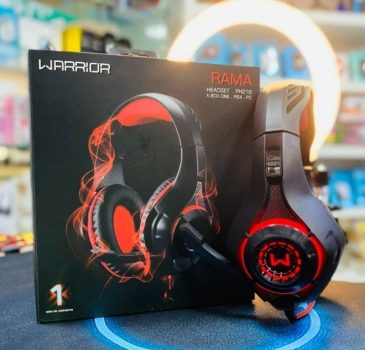Headset Gamer Rama P3+USB Stereo Adaptador P2 LED Vermelho Warrior - PH219