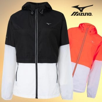 Jaqueta Corta-Vento Mizuno com Capuz High Performance - Feminina