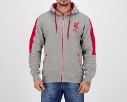 Jaqueta de Moletom Liverpool XPS Sports com Capuz - Masculina