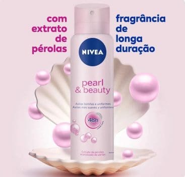 Kit Desodorante Nivea 6 Unidades - Pearl & Beauty Aerossol Feminino 150ml