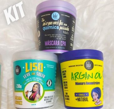 Kit Lola Cosmetics Cronograma Capilar Cabelão (3 Produtos)