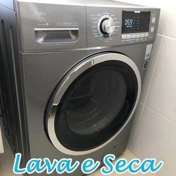 Lava E Seca Midea Prata 11kg Storm Wash Inverter Tambor 4d Lsd11x