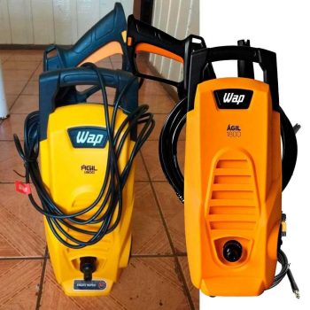 Lavadora de Alta Pressão WAP ÁGIL 1800 1400W 1300 PSI/Libras 300L/h Portátil Compacta Jato Leque e Concentrado 127V