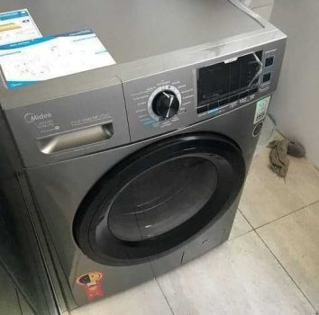 Máquina De Lavar Storm Wash 11kg Midea Inverter Grafite  - Lfa11x2
