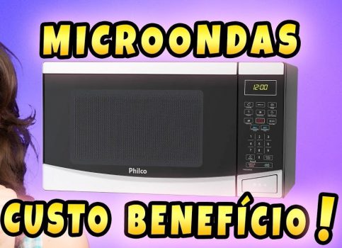 Microondas Philco PMO26 Inox 26 Litros Menu Fit Preto
