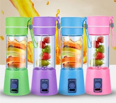 Mini Liquidificador Portátil Recarregável Pratico 6 Lâminas (Verde)