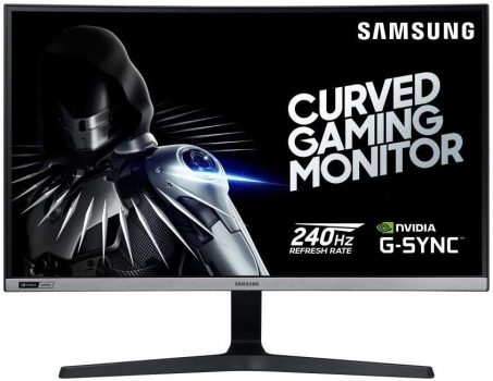 Monitor SAMSUNG 27" Gamer Curvo FULL HDMI 4MS 240HZ - Inclinação Ajustável - LC27RG50FQLXZD