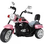 Moto Elétrica Infantil 6V Rosa Iron - brink+