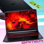 Notebook Gamer Acer NVIDIA GeForce GTX 1650 Core i5-10300H 8GB 512GB SSD Tela Full HD 15.6” Windows 11 Nitro 5 AN515-55- 59T4