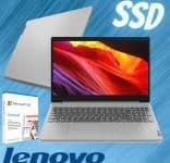 Notebook Lenovo IdeaPad 3i Celeron 4GB 128GB SSD + Microsoft 365 Personal - Windows 11 15.6" 82BU0008BR Prata