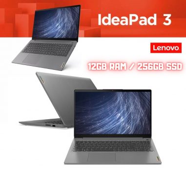 Notebook Lenovo Ultrafino IdeaPad 3 R5-5500U 12GB 256GB ssd Linux 15.6 82MFS00000 Cinza