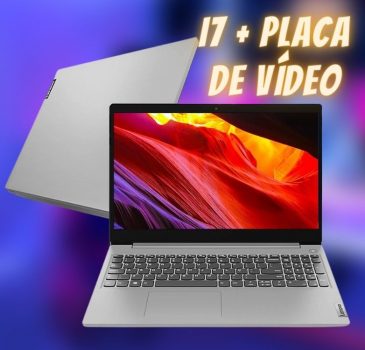 Notebook Lenovo Ultrafino IdeaPad 3i i7-10510U 8GB 256GB ssd Linux 15.6 82BSS00300