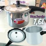 Panela de Pressão Rochedo Turbo Top Polida 7,6L