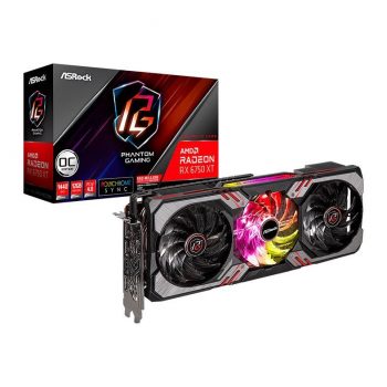 Placa de Vídeo AsRock Phantom Gaming D 12 OC, AMD Radeon, RX 6750 XT, 12GB, GDDR6, FRS, Ray Tracing, RX6750XT PGD 12GO